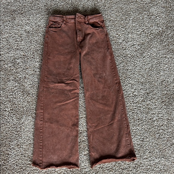 new in Denim - Rust Wide-Leg Women’s Jeans Size Small